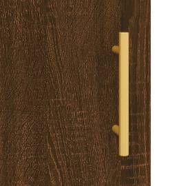 Servantă, stejar maro, 69,5x34x90 cm, lemn prelucrat, 9 image