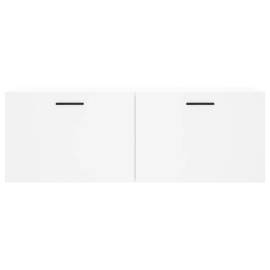 Dulap de perete, alb, 100x36,5x35 cm, lemn compozit, 5 image