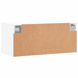 Dulap de perete, alb, 80x36,5x35 cm, lemn compozit, 8 image