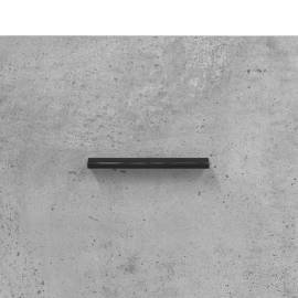 Dulap de perete, gri beton, 100x36,5x35 cm, lemn prelucrat, 10 image
