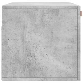 Dulap de perete, gri beton, 80x36,5x35 cm, lemn compozit, 7 image