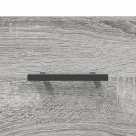 Dulap de perete, gri sonoma, 80x36,5x35 cm, lemn compozit, 10 image