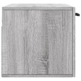 Dulap de perete, gri sonoma, 80x36,5x35 cm, lemn compozit, 7 image
