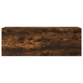 Dulap de perete, stejar fumuriu, 100x36,5x35 cm, lemn prelucrat, 5 image