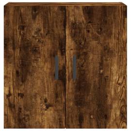 Dulap de perete, stejar fumuriu, 60x31x60 cm, lemn compozit, 5 image