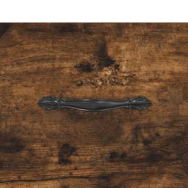 Dulap de perete, stejar fumuriu, 80x36,5x35 cm, lemn compozit, 9 image