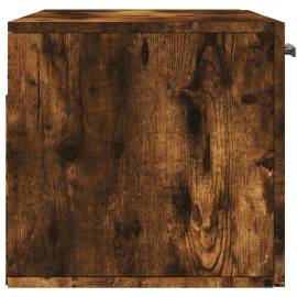 Dulap de perete, stejar fumuriu, 80x36,5x35 cm, lemn compozit, 7 image