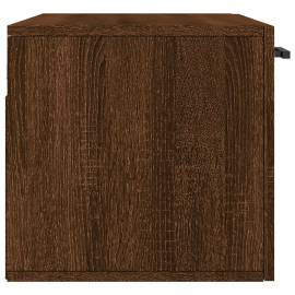 Dulap de perete, stejar maro, 80x36,5x35 cm, lemn compozit, 7 image