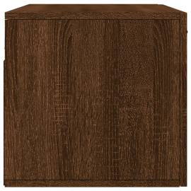Dulap de perete, stejar maro, 80x36,5x35 cm, lemn compozit, 7 image