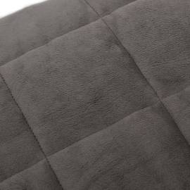 Pătură grea, gri, 122x183 cm, 5 kg, material textil, 4 image