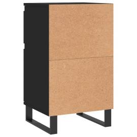 Servante, 2 buc., negru, 40x35x70 cm, lemn prelucrat, 9 image