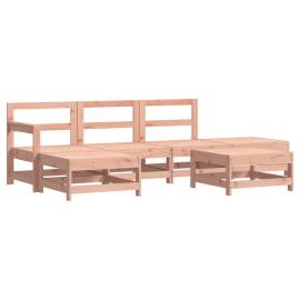 Set mobilier de grădină cu perne, 6 piese, lemn masiv douglas, 3 image