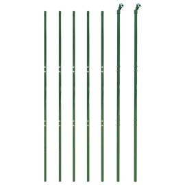 Gard plasă de sârmă cu țăruși de fixare, verde, 2,2x10 m, 3 image