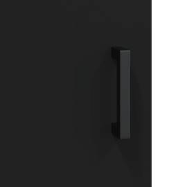 Servantă, negru, 69,5x34x90 cm, lemn compozit, 9 image