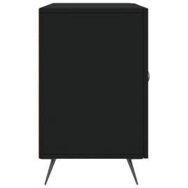 Servantă, negru, 100x36x60 cm, lemn compozit, 7 image