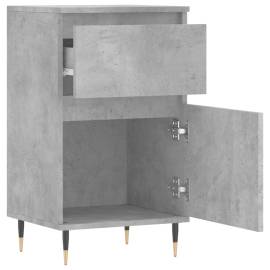 Servantă, gri beton, 40x35x70 cm, lemn prelucrat, 6 image