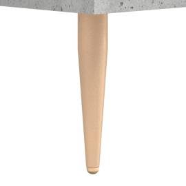 Servantă, gri beton, 34,5x34x90 cm, lemn compozit, 10 image
