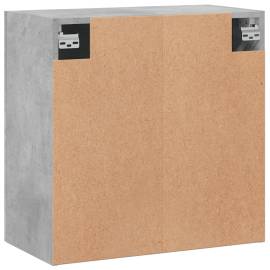 Dulap de perete, gri beton, 60x31x60 cm, lemn compozit, 8 image