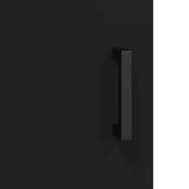Dulap de perete, negru, 60x31x60 cm, lemn compozit, 9 image