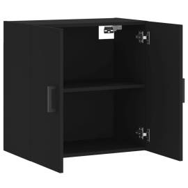 Dulap de perete, negru, 60x31x60 cm, lemn compozit, 6 image