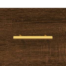 Dulap de perete, stejar maro, 100x36,5x35 cm, lemn prelucrat, 9 image
