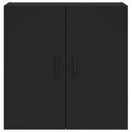 Dulap de perete, negru, 60x31x60 cm, lemn compozit, 5 image