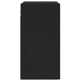 Dulap de perete, negru, 60x31x60 cm, lemn compozit, 7 image