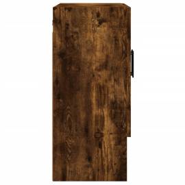 Dulap de perete, stejar fumuriu, 60x31x70 cm, lemn compozit, 7 image