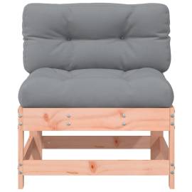 Canapea de mijloc cu perne, lemn masiv douglas, 3 image