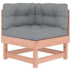 Canapele colțar cu perne, 2 buc., lemn masiv de pin, 4 image