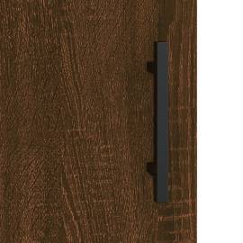 Dulap de perete, stejar maro, 60x31x70 cm, lemn compozit, 9 image