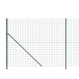 Gard plasă de sârmă cu bordură, verde, 1,4x10 m, 4 image
