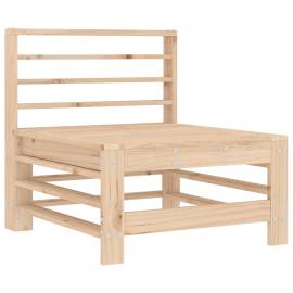 Canapea de mijloc cu perne, lemn masiv de pin, 6 image