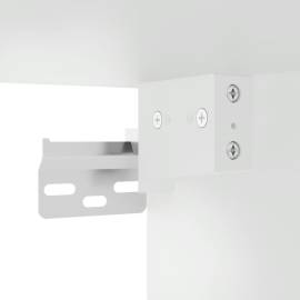 Dulap de perete, alb, 100x36,5x35 cm, lemn compozit, 10 image