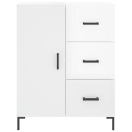 Dulap înalt, alb extralucios, 69,5x34x180 cm, lemn compozit, 8 image