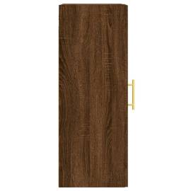 Dulap de perete, maro stejar, 34,5x34x90 cm, lemn prelucrat, 8 image