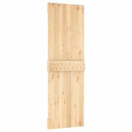 Ușă glisantă cu set de feronerie 70x210 cm, lemn masiv de pin, 5 image