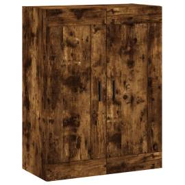 Dulapuri de perete, 2 buc., stejar afumat, lemn prelucrat, 5 image