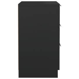 Noptieră, negru, 40x36x65 cm, 8 image
