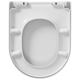 Tiger colac de toaletă cu închidere silențioasă memphis, alb duroplast, 5 image