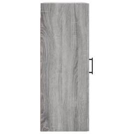 Dulap de perete, gri sonoma, 34,5x34x90 cm, lemn prelucrat, 8 image