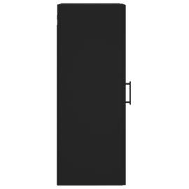 Dulap de perete, negru, 34,5x34x90 cm, lemn prelucrat, 8 image