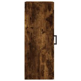 Dulap de perete, stejar fumuriu, 34,5x34x90 cm, lemn prelucrat, 8 image