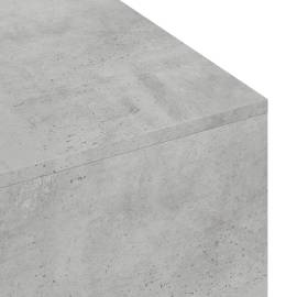 Măsuță de cafea, gri beton, 100x49,5x31 cm, lemn prelucrat, 7 image