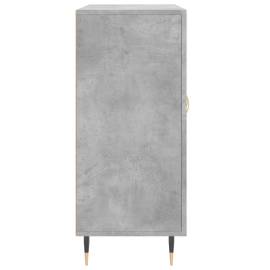 Servantă, gri beton, 90x34x80 cm, lemn compozit, 7 image