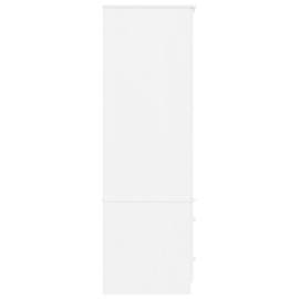 Dulap „alta”, alb, 90x55x170 cm, lemn masiv de pin, 5 image