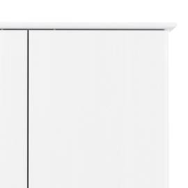 Dulap „alta”, alb, 90x55x170 cm, lemn masiv de pin, 7 image