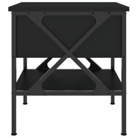 Noptiere, 2 buc., negru, 40x42x45 cm, lemn compozit, 8 image