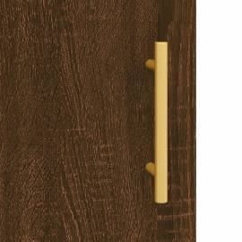 Dulap înalt, stejar maro, 69,5x34x180 cm, lemn compozit, 10 image