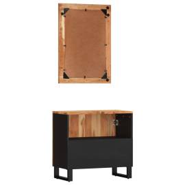 Set mobilier de baie, 2 piese, lemn masiv de acacia, 4 image
